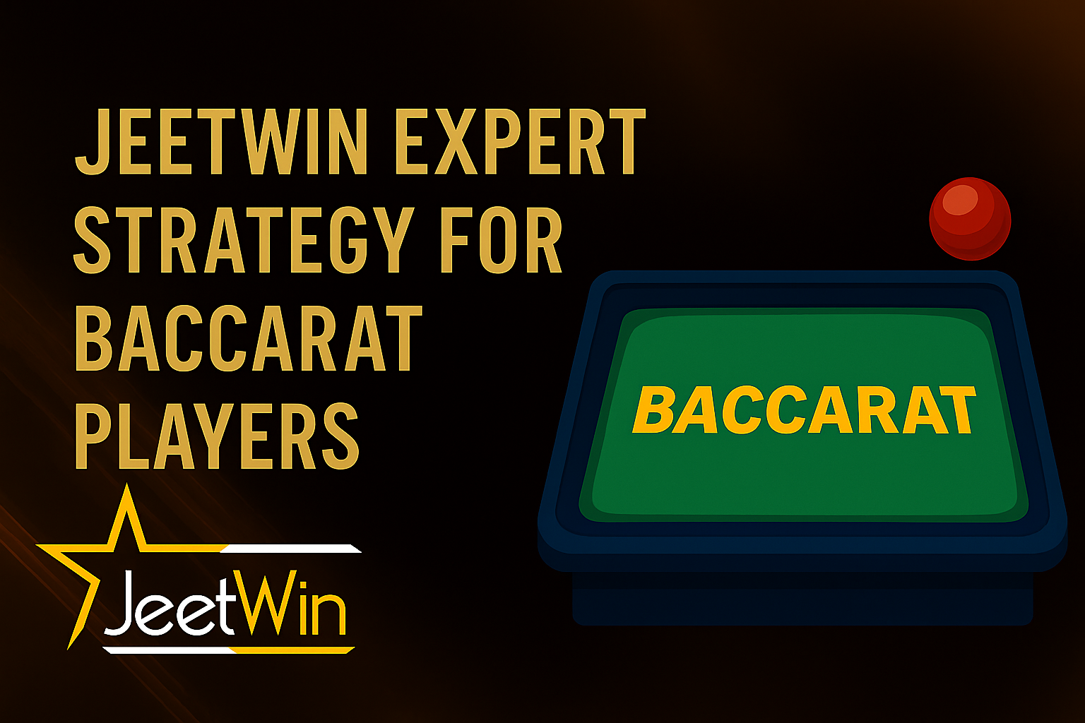 Jeetwin Expert Strategy for Baccarat Players